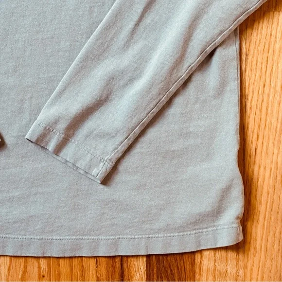 Freenote Cloth Medium Sage 9oz Long Sleeve T-Shirt - Picture 2 of 5